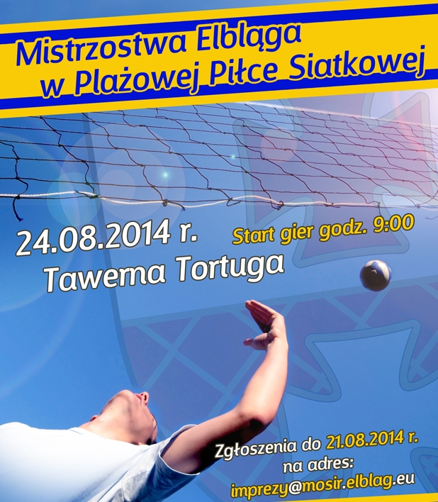 Zosta mistrzem Elblga w siatkwce plaowej