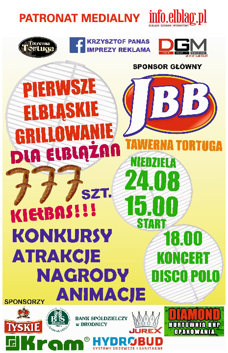 777 kiebas na jubileusz Elblga