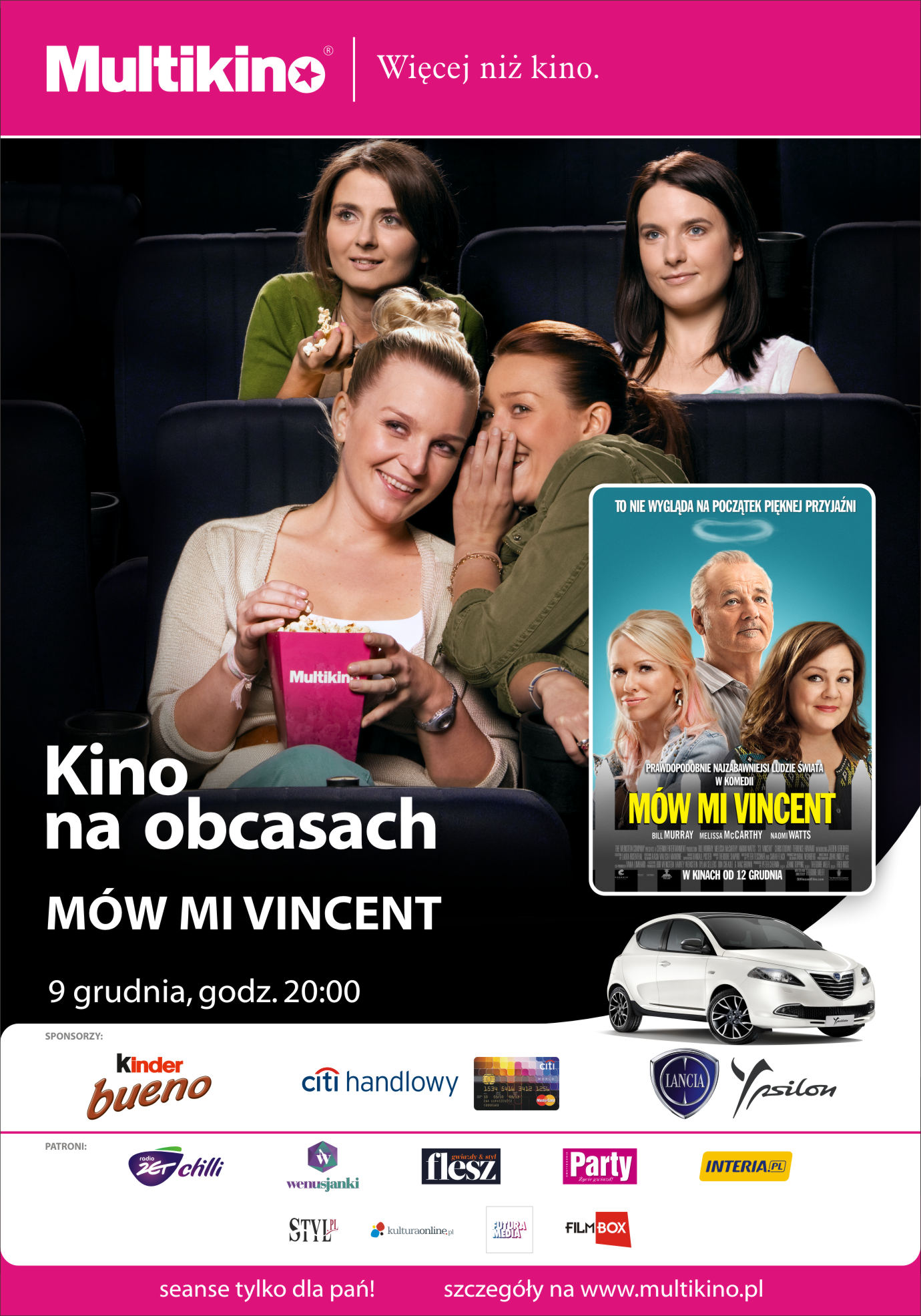 Przyja, ktra zaskoczy wszystkich - czyli „Mw mi Vincent” przedpremierowo w ramach cyklu „Kino na Obcasach”