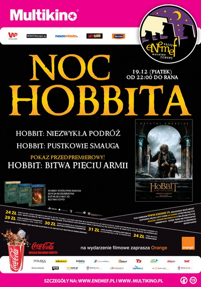 ENEMEF: Noc Hobbita z przedpremier Bitwy Piciu Armii - wygraj bilety