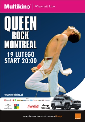 Wieczny Freddie Marcury na prob fanw ponownie na Wielkim Ekranie – Queen Rock Montreal 19 lutego w Multikinie!