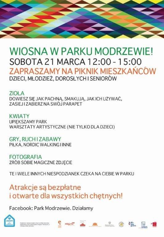 21 marca bd w Parku Modrzewie