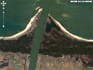 Elblg z satelity