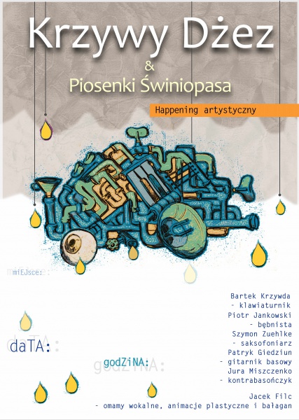 Happening artystyczny pt. „Krzywy Dez i Piosenki winiopasa”