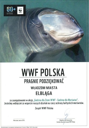 „Dla morwina” na godzin zostao wyczone podwietlenie budynku UM