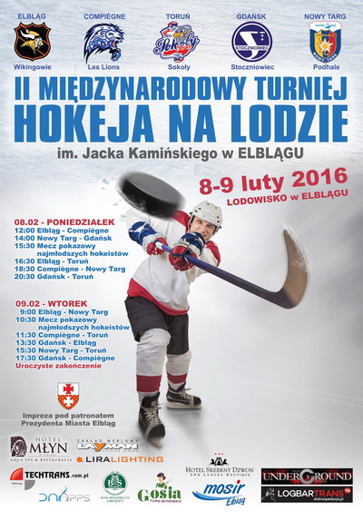 Międzynarodowy turniej hokejowy w Elblągu 