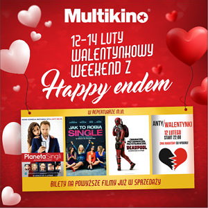 Tylko w Multikinie walentynkowy weekend z Happy Enedem!