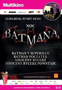 Już 15 kwietnia ENEMEF: Noc Batmana w sieci Multikino - wygraj bilet