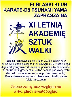 XI Letnia Akademia Sztuk Walki