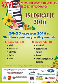 Przegld Kultury Mniejszoci Narodowych INTERGRACJE 2016 w Mynarach