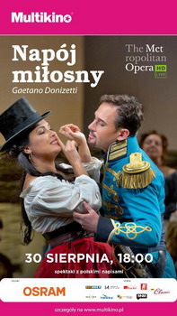 „Napój miłosny” z polskim barytonem Mariuszem Kwietniem 30 sierpnia w Multikinie! - wygraj bilety