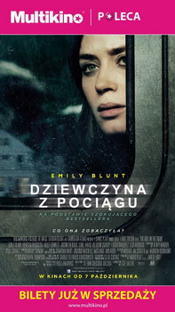 Ruszya przedsprzeda biletw na film „Dziewczyna z pocigu”!