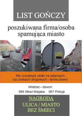 List goczy. cigamy zamiecajcych miasto!