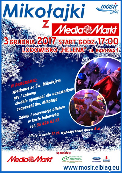wity Mikoaj zaprasza na lodowisko Helena