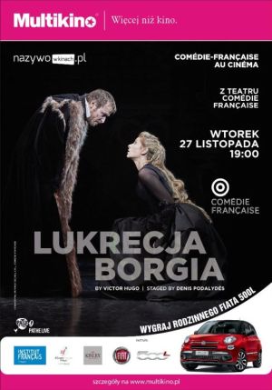 „Lukrecja Borgia” z Comdie-Franaise 27 listopada w Multikinie