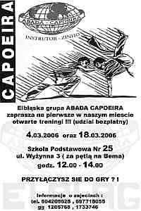 Abada  Capoeira zaprasza