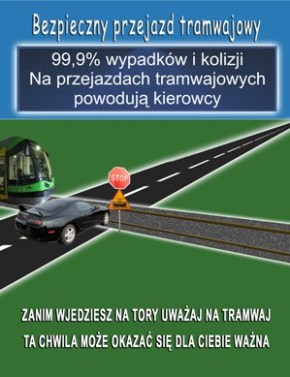 Bezpieczny przejazd tramwajowy!