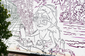 Przy SP nr 14 powstaje mural inspirowany Zatorzem#1