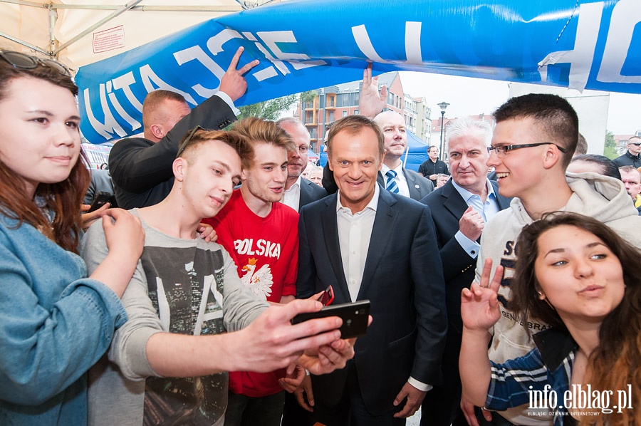 Premier RP Donald Tusk w Elblagu, fot. 33