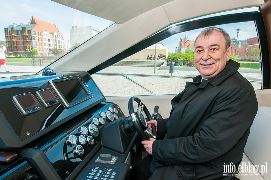 Prezydent Wilk zwiedza jachty przy Bulwarze Zygmunta Augusta, fot. 38