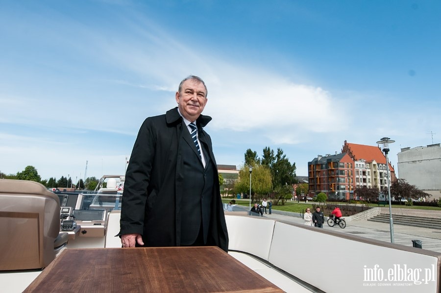 Prezydent Wilk zwiedza jachty przy Bulwarze Zygmunta Augusta, fot. 40