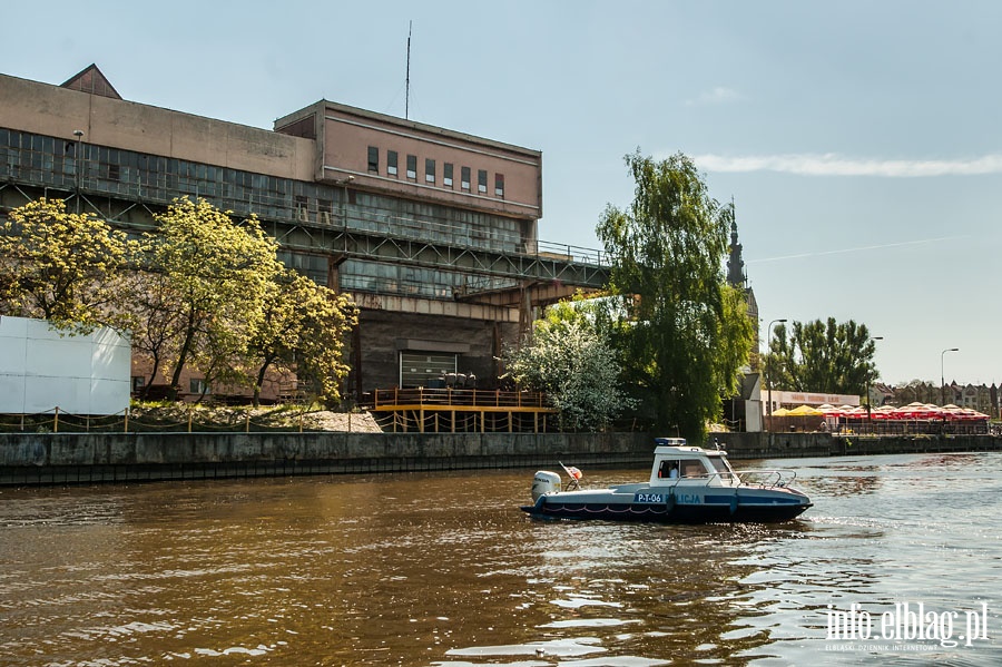Patrol elbląskiej policji wodnej, fot. 15
