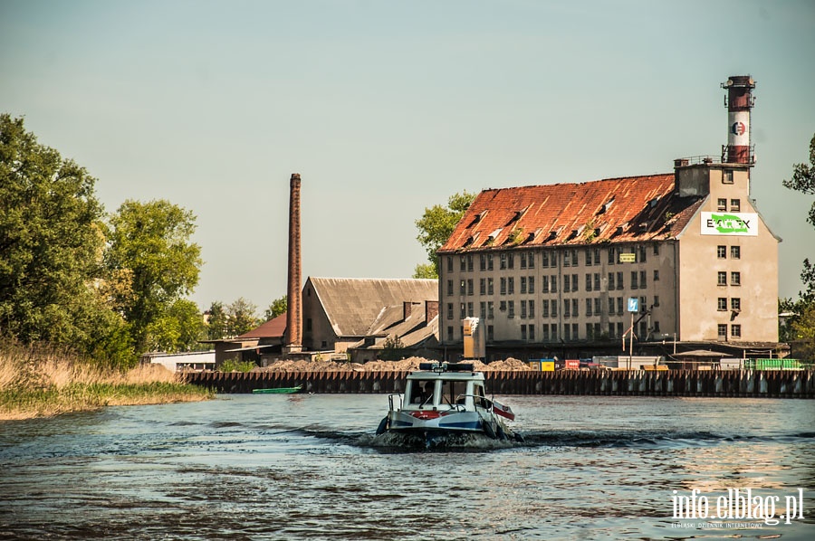 Patrol elblskiej policji wodnej, fot. 37