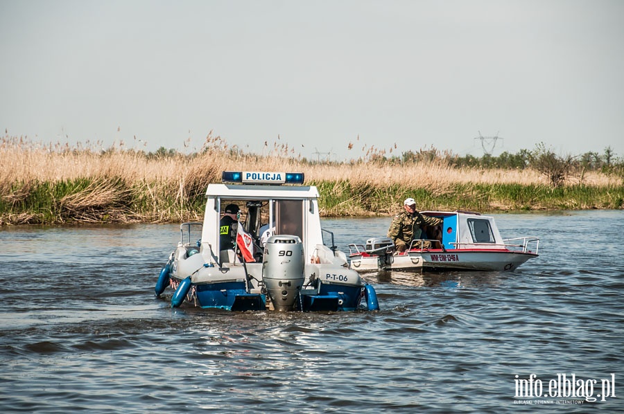 Patrol elblskiej policji wodnej, fot. 43