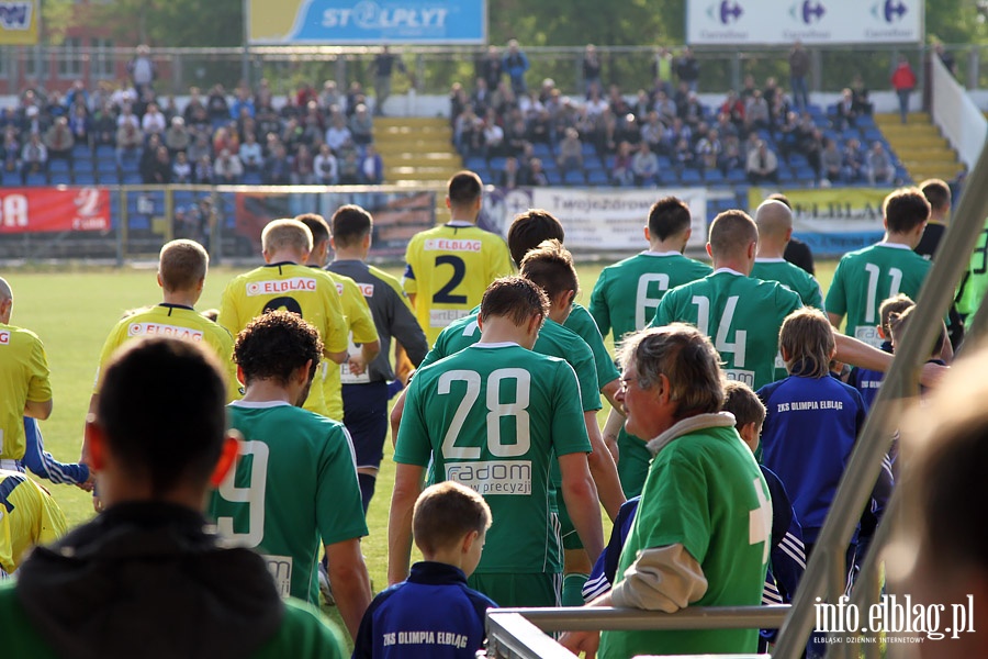 II liga: Olimpia Elblg - Radomiak Radom 1:2, fot. 4