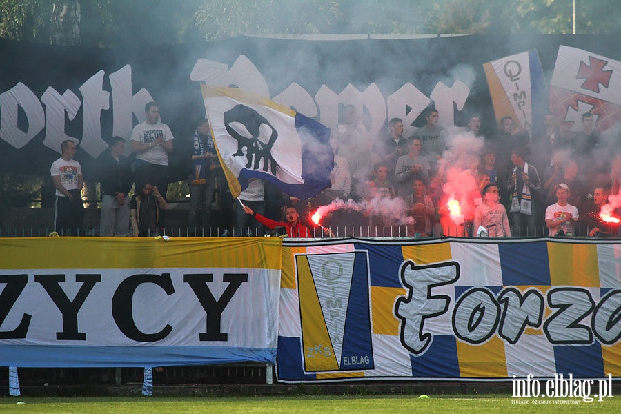 II liga: Olimpia Elbląg - Radomiak Radom 1:2, fot. 12