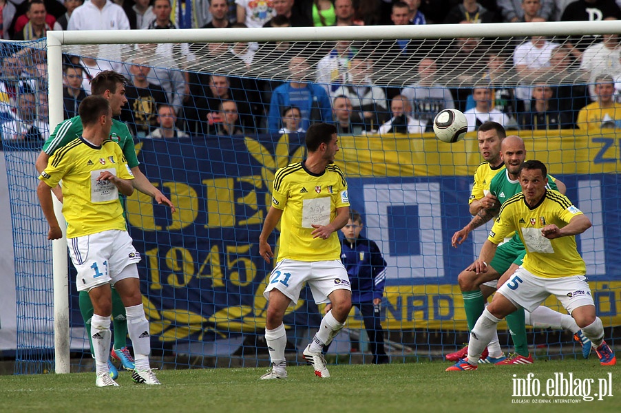 II liga: Olimpia Elblg - Radomiak Radom 1:2, fot. 23
