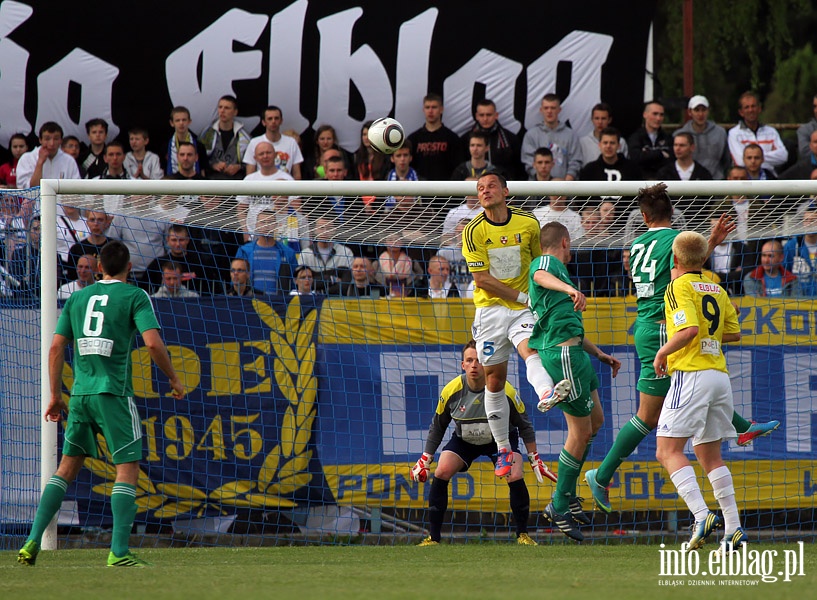 II liga: Olimpia Elblg - Radomiak Radom 1:2, fot. 31