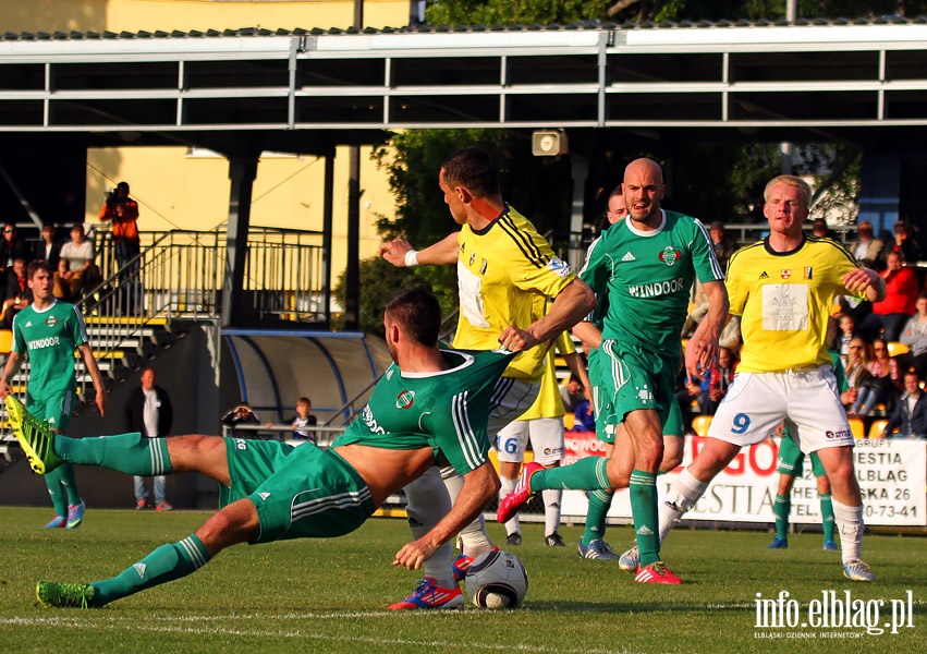 II liga: Olimpia Elblg - Radomiak Radom 1:2, fot. 34