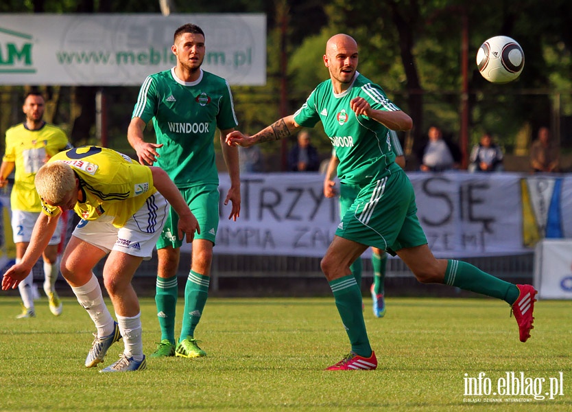 II liga: Olimpia Elblg - Radomiak Radom 1:2, fot. 37