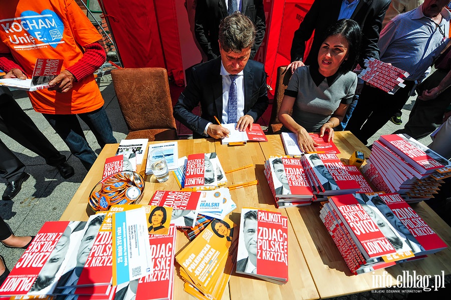 Janusz Palikot w Elblągu, fot. 32