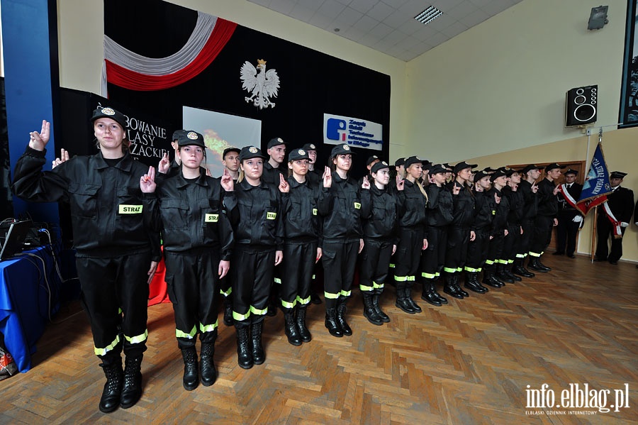 lubowanie Modzieowej Druyny Poarniczej uczniw ZSTI, fot. 17