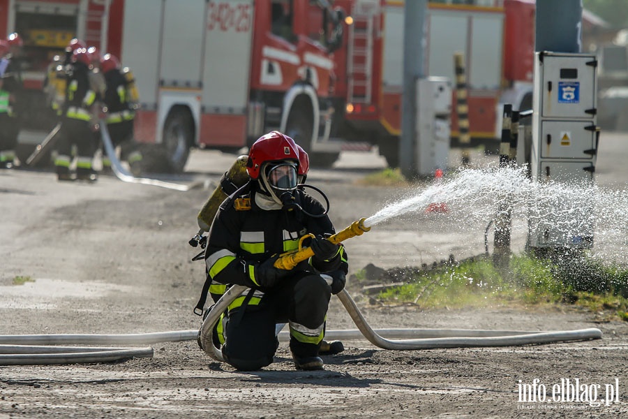 Likwidacja skutków rozszczelnienia cysterny kolejowej - ĆWICZENIA.rar, fot. 25