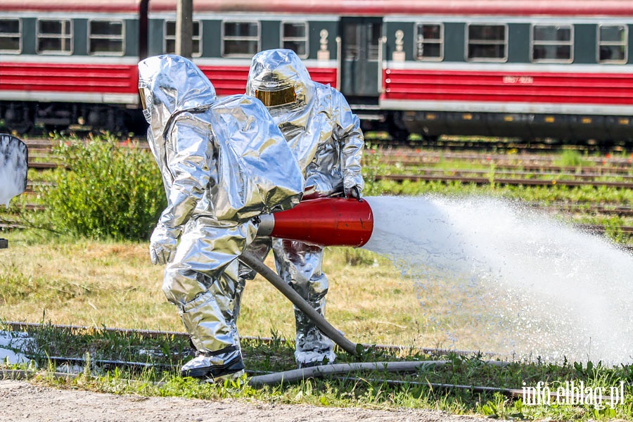 Likwidacja skutków rozszczelnienia cysterny kolejowej - ĆWICZENIA.rar, fot. 43