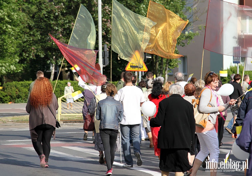 IV Marsz w obronie życia i rodziny - Elbląg 1.06.2014r., fot. 20