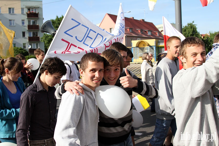 IV Marsz w obronie ycia i rodziny - Elblg 1.06.2014r., fot. 32