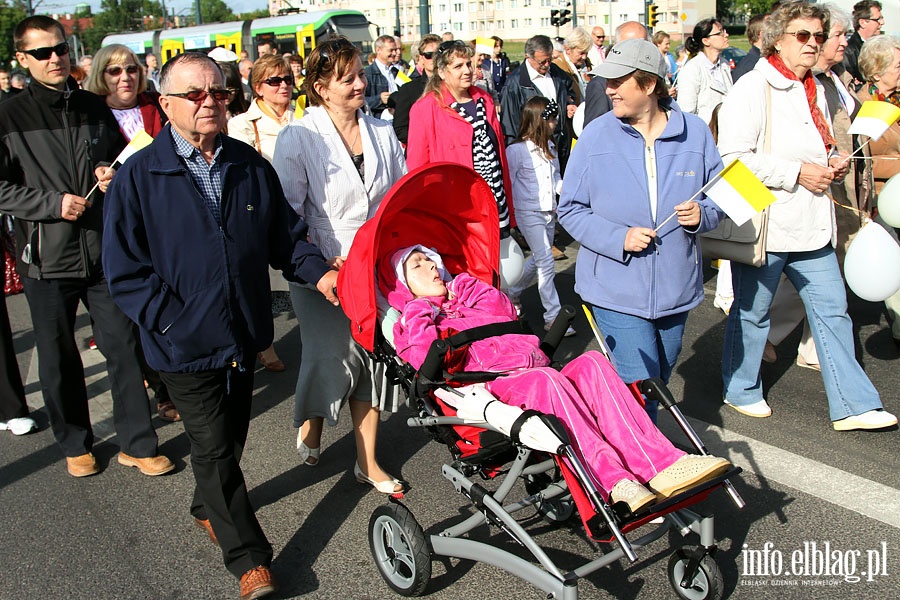 IV Marsz w obronie życia i rodziny - Elbląg 1.06.2014r., fot. 42