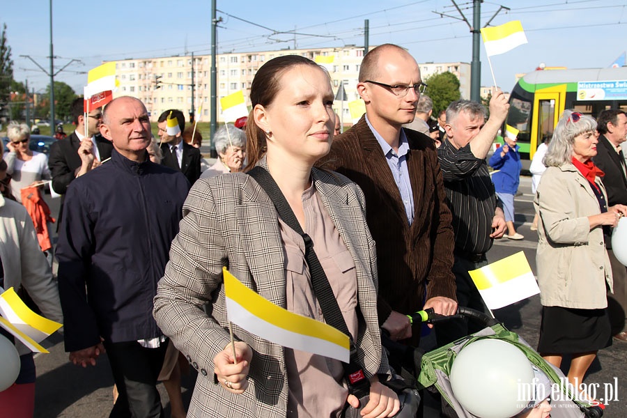 IV Marsz w obronie ycia i rodziny - Elblg 1.06.2014r., fot. 45