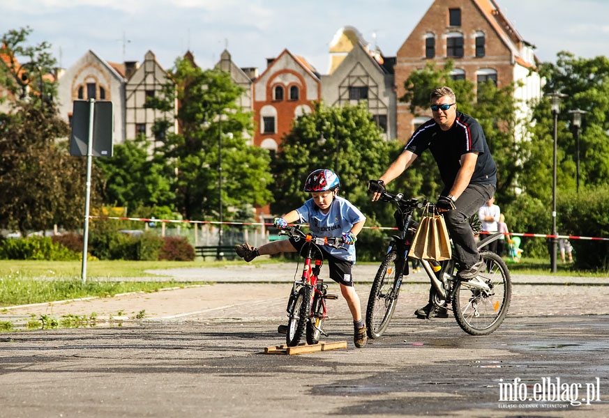 Festyn rowerowy w strugach deszczu, fot. 15