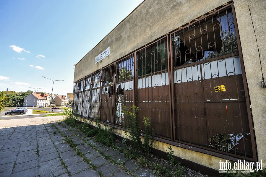 Niszczejcy budynek dworca Elblg Zdrj, fot. 28