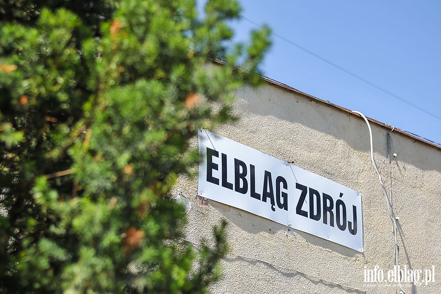 Niszczejący budynek dworca Elbląg Zdrój, fot. 30