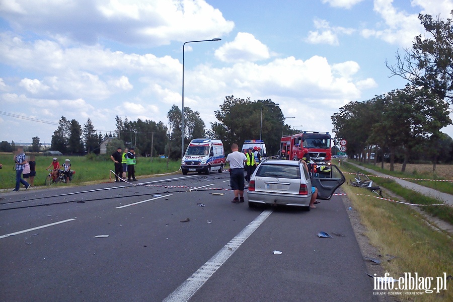 miertelny wypadek na "sidemce" pod Elblgiem, fot. 20