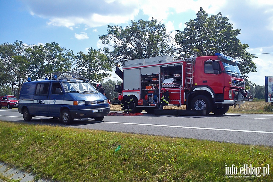 miertelny wypadek na "sidemce" pod Elblgiem, fot. 27