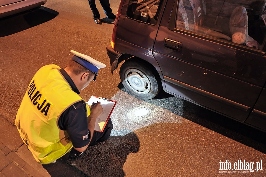 Potrcenie na ul. Traugutta. 64-latek trafi do szpitala z powanymi obraeniami, fot. 10