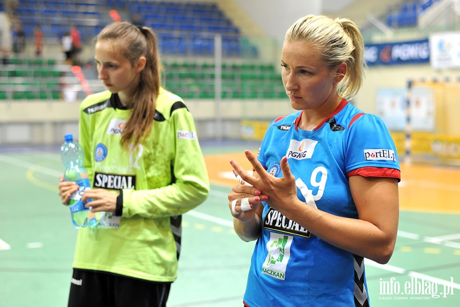 Porażka w drugim sparingu. Start Elbląg przegrał z Chinkami 31:38, fot. 12