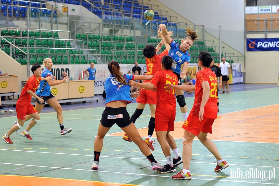 Poraka w drugim sparingu. Start Elblg przegra z Chinkami 31:38, fot. 20